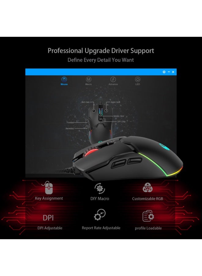 KUYING New Wired Single-Mode Gaming Mouse  - Image 5