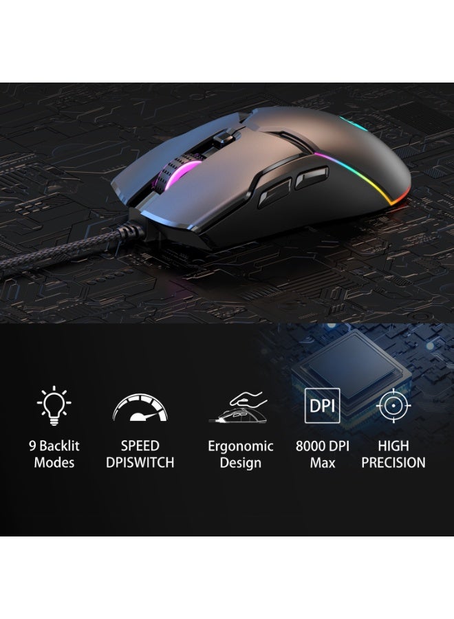 KUYING New Wired Single-Mode Gaming Mouse  - Image 3