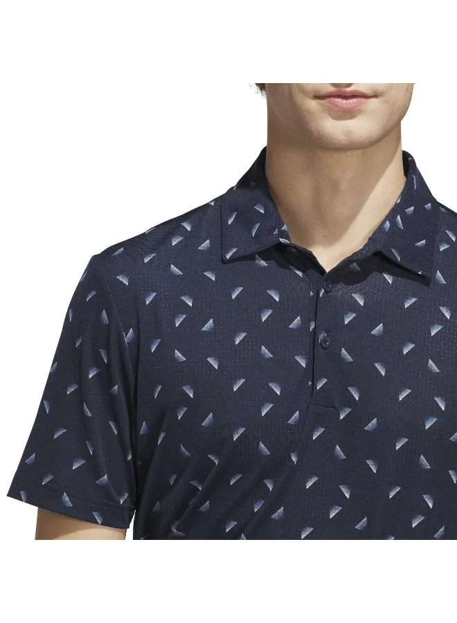 Adidas ultimate365 printed mesh men polo t-shirt