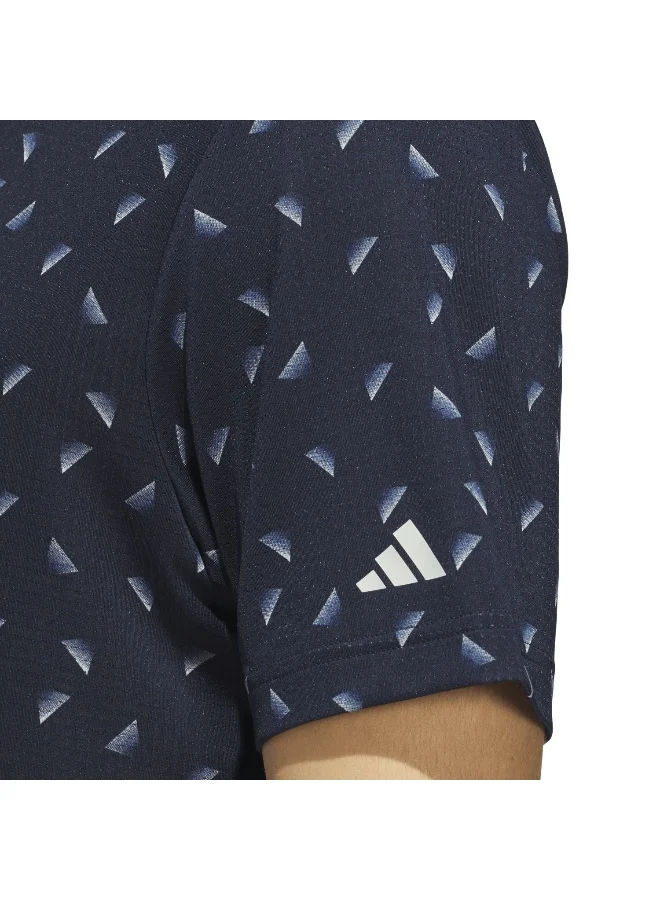 Adidas ultimate365 printed mesh men polo t-shirt