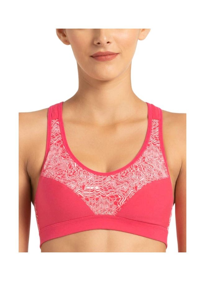 JOCKEY - Jockey Women Cotton Spandex Padded Wire Free Sports Bra - Image 1