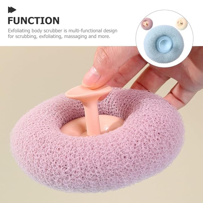 Body Scrubber for Bathing, Loofah for Bathing, Body Wash Scrubber, Sponge Scrub for Body, Body Cleaning Scrubber, Bathing Loofah for Women (PACK OF 1) - Image 3
