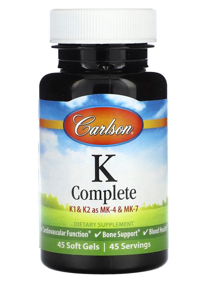 Carlson K Complete 45 Softgels