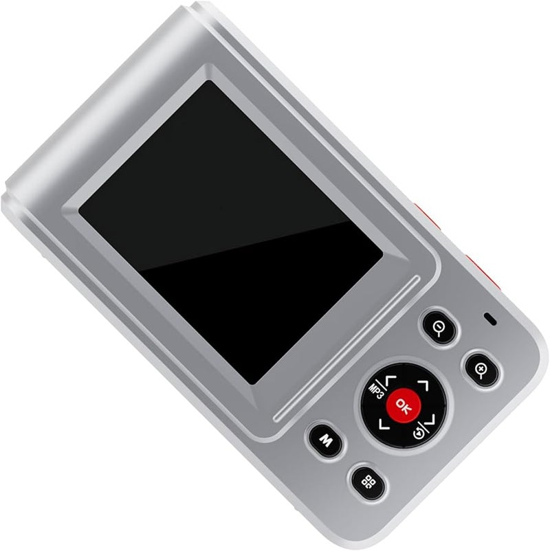 Silver Unisex Double Screen Digital Camera XJ02 Built in MP3 Multifunction Photography - Image 5