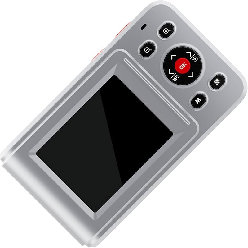 Silver Unisex Double Screen Digital Camera XJ02 Built in MP3 Multifunction Photography - Image 1