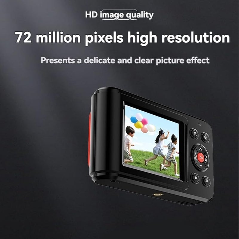 Silver Unisex Double Screen Digital Camera XJ02 Built in MP3 Multifunction Photography - Image 4