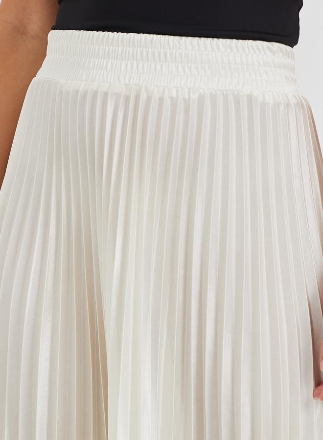 ستايلي تنورة ماكسي بخصر مطاطي مطوي - Image 3