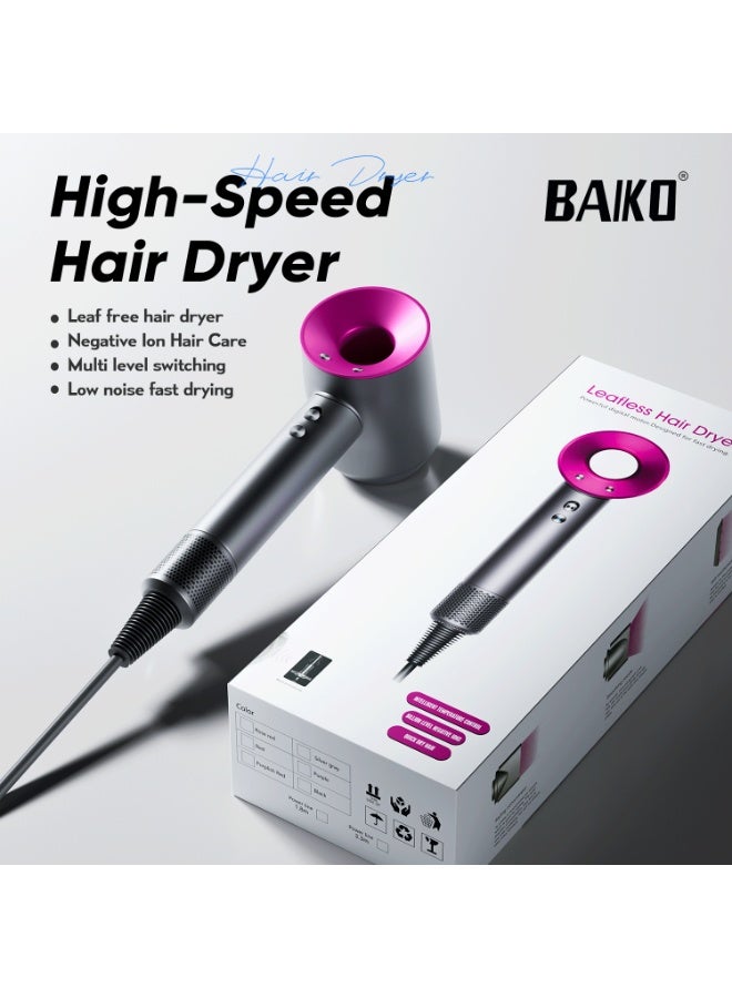 BAIKO BKHD01 High Speed Hair Dryer – 3 Speed Settings, 4 Heat Temperature Modes | Powerful Fast Drying Hair Blower for Women & Men | Lightweight Professional Hair Dryer - Image 1