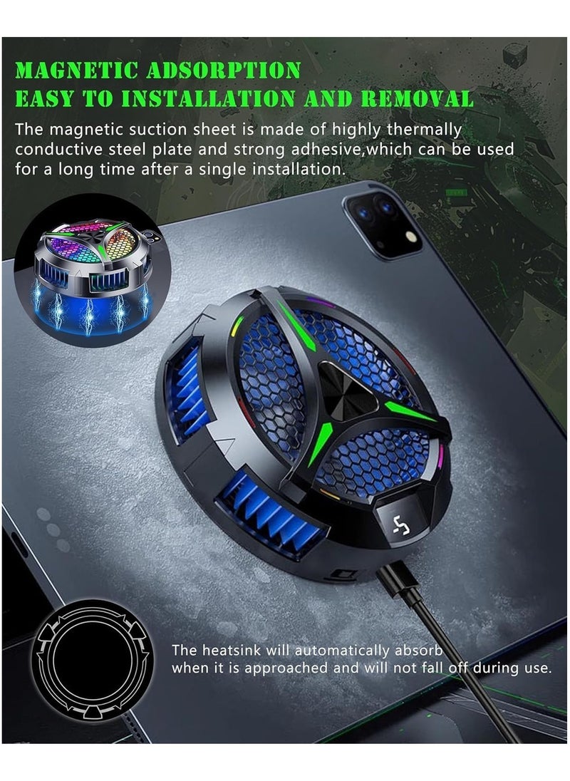 JAJEEK Magnetic iPad Cooler – High-Performance Tablet Cooling Fan with Temperature Display, Universal Radiator for iPad, Surface Pro, Tab & More – Advanced Heat Dissipation for Gaming, Streaming, and Heavy Workloads, Portable & Easy to Use  - Image 5