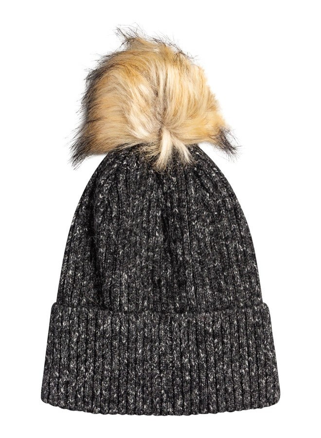 Roxy Women's Peak Chic Beanie (One Size, True Black (KVJ0)) - Image 2