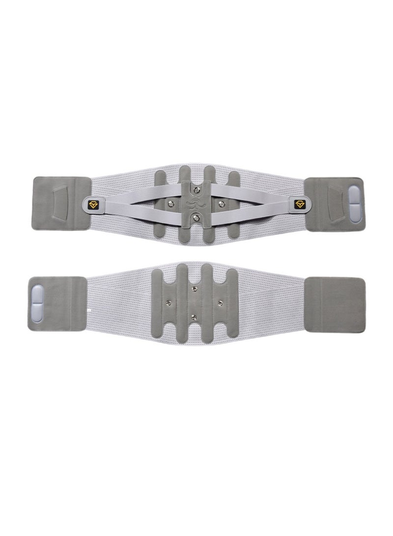 Walpck Lumbar Back Brace Support Belt for Back Pain, Sciatica, Scoliosis & Herniated Disc for Men & Women，Back Brace With 4 Lumbar Support Stays, Adjustable Lumbar Support Decompression Belt Breathable Waist Trainer For Lower Back Pain Relief, Heavy Lifting, Workout - Image 4
