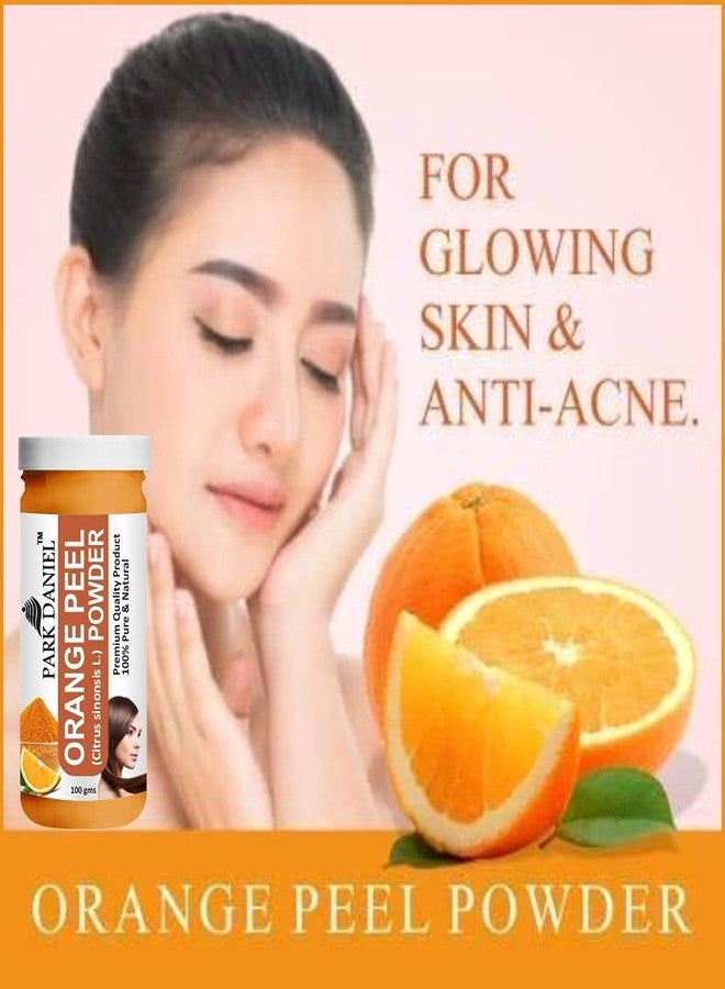 Park Daniel Premium Orange Peel Powder for Skin & Face | Natural Cleanser & Face for Men & Women | Pure Herbal Powder | Pack of 2 (100 g Each) - Image 5