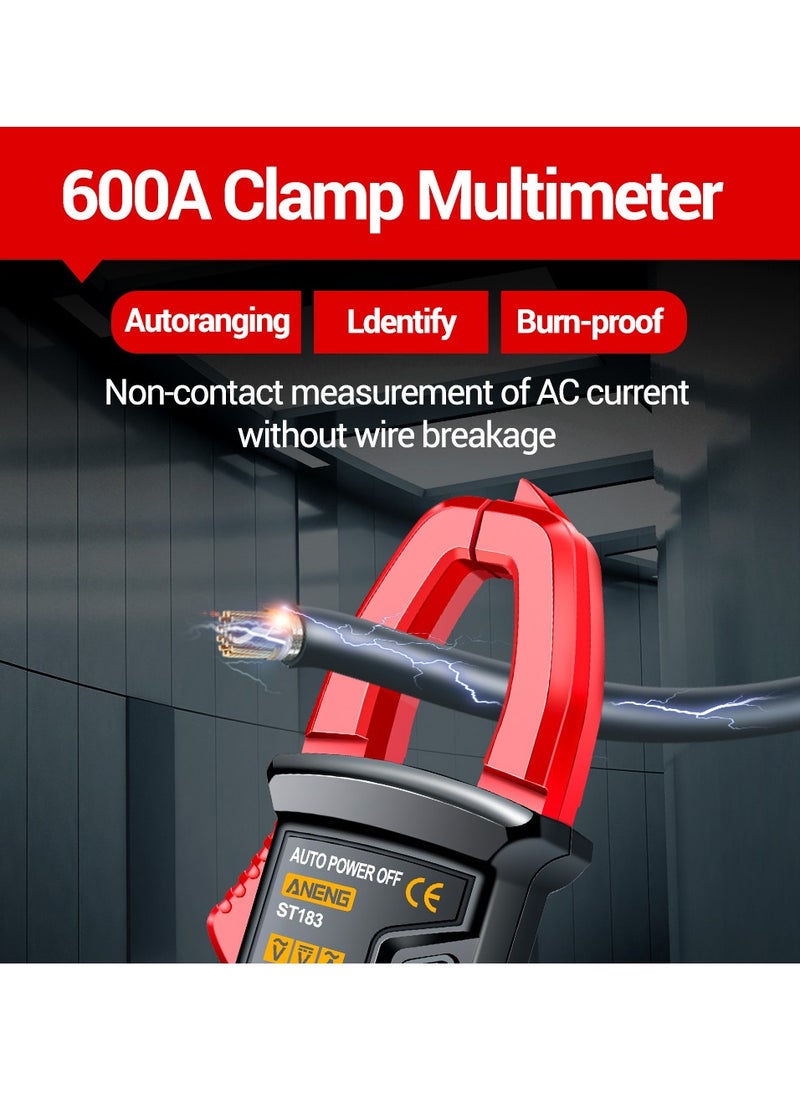 ANENG - ST183 Digital Clamp Meter AC Current 6000 Counts True RMS Multimeter DC/AC Voltage Tester Hz Capacitance NCV Ohm Tests - Image 1