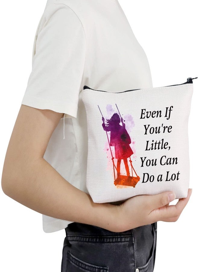 POFULL Musical Inspired Gift Musical Lover Gift Even If You're Little You Can Do a Lot Cosmetic Bag (Little Can Do a Lot) - Image 5