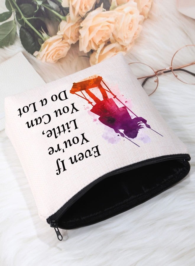 POFULL Musical Inspired Gift Musical Lover Gift Even If You're Little You Can Do a Lot Cosmetic Bag (Little Can Do a Lot) - Image 4