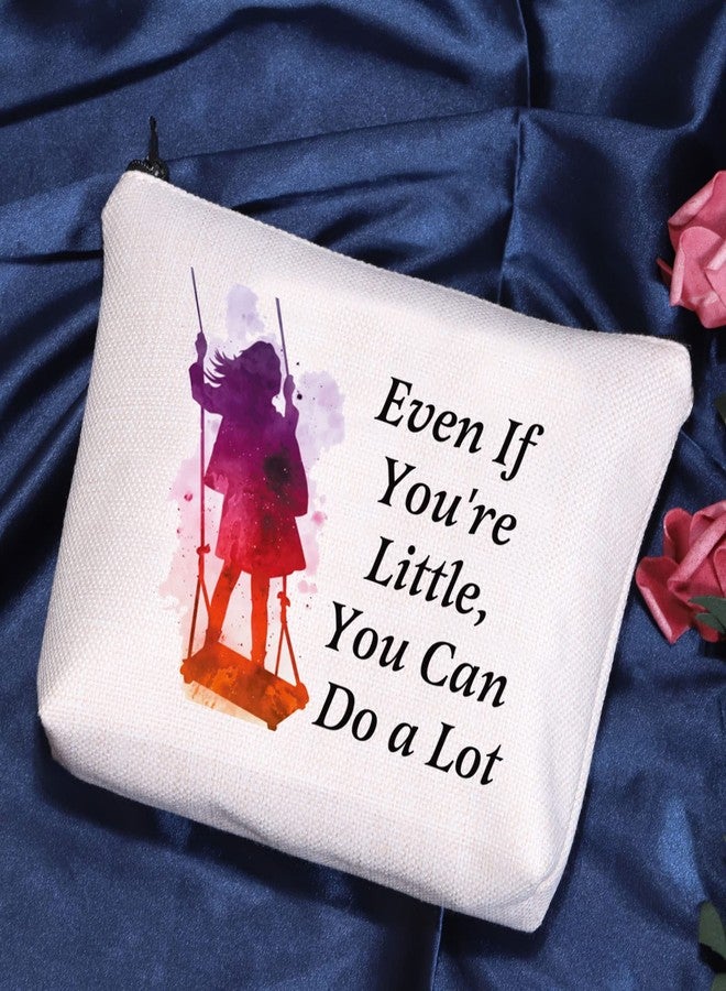 POFULL Musical Inspired Gift Musical Lover Gift Even If You're Little You Can Do a Lot Cosmetic Bag (Little Can Do a Lot) - Image 3