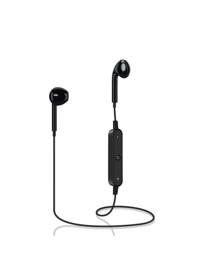 Bluetooth in-ear wired headphones (with microphone) - black - Image 1