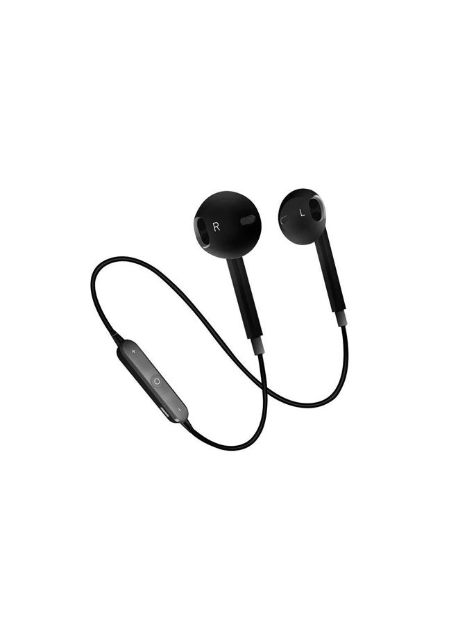 Bluetooth in-ear wired headphones (with microphone) - black - Image 5