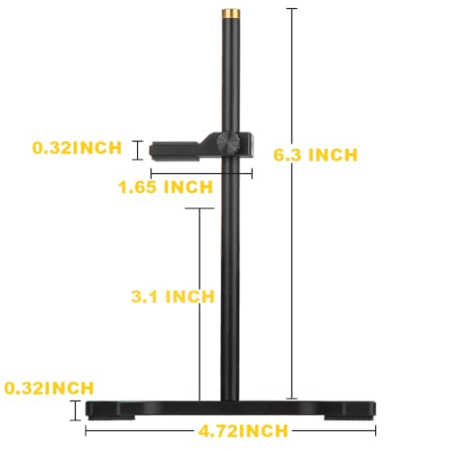 JOYJOM GPU Support Bracket, GPU Holder Stand, Adjustable GPU Sag Bracket Graphics Card Support for 12cm Fan Mount CNC Aluminum (0.63-6.3inch) - Image 4