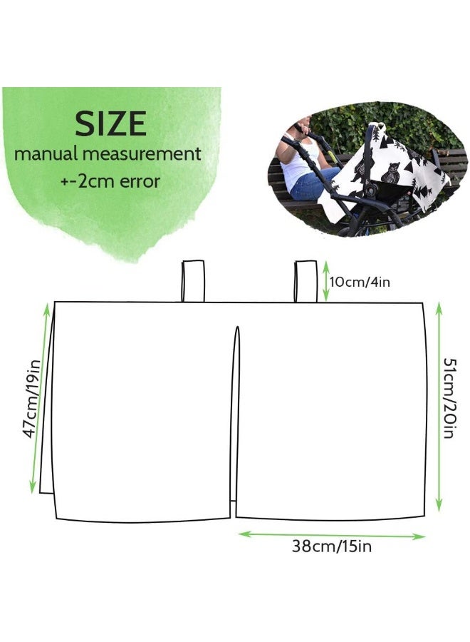 TANOFAR Bear Car Seat Cover for Babies, Peekaboo Opening Minky Carseat Canopy for Newborn, Multiuse, Mom Nursing Breastfeeding Covers, Minky Blanket for Infant Toddler - Image 4