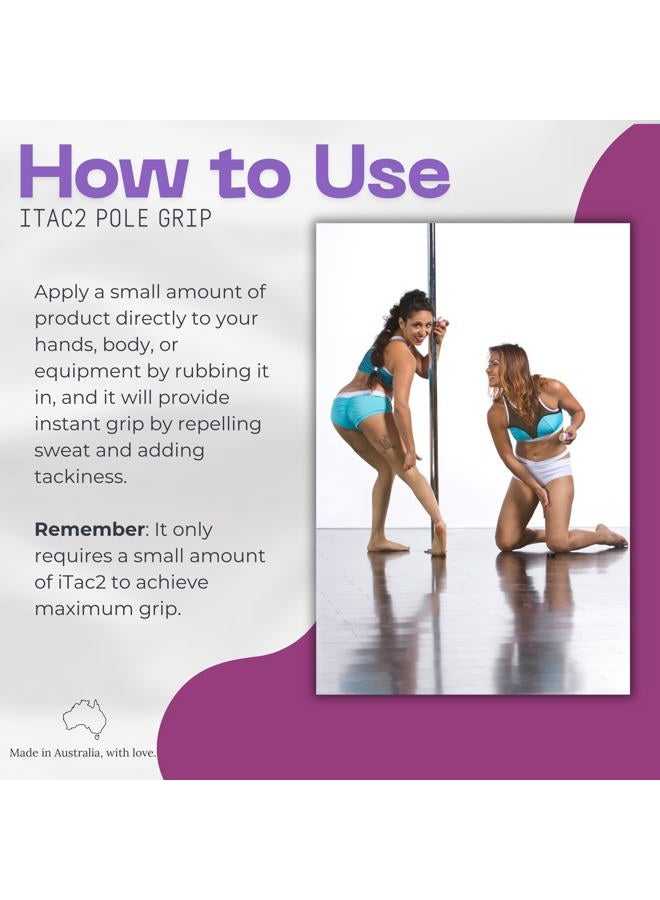 iTac2 Level 4 (Extra Strength) Total Absolute Control Dance Pole Fitness Sports Grip,20g - Image 5