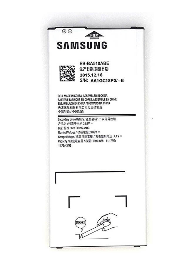 Replacement 2900mAh Battery EB-BA510ABE Compatible with Samsung Galaxy A5 2016 Models (SM-A510F, SM-A510Y, SM-A510M, SM-A5100, SM-A510S, SM-A510K, SM-A510L) Duos - Image 1