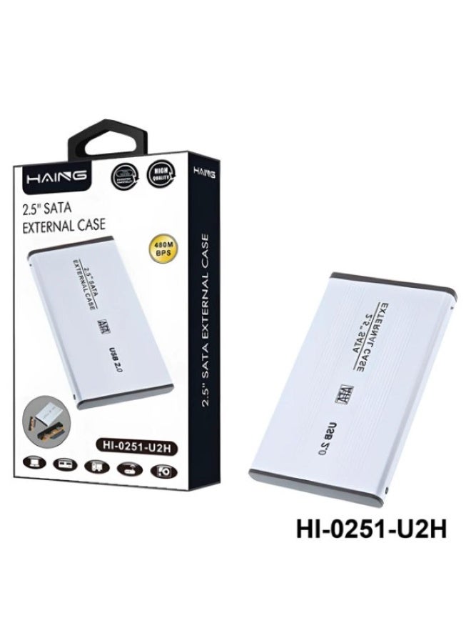 Haing USB 2.5 inch Hard Drive HD SATA External Enclosure Case - Image 1
