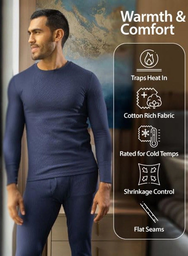 Indera Traditional Long Johns Thermal Long-Sleeve, Men - Image 4