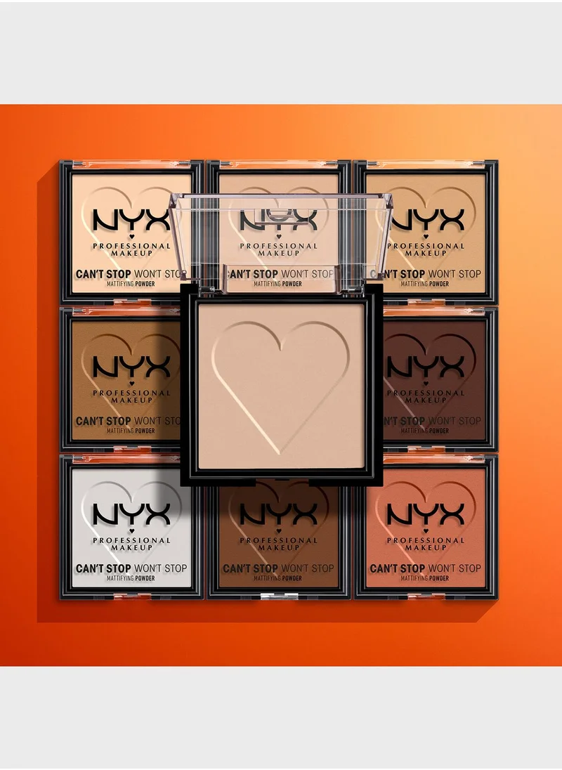 NYX PROFESSIONAL MAKEUP Can't Stop Won't Stop Mattifying Powder  Light