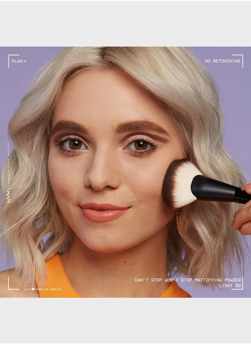 NYX PROFESSIONAL MAKEUP Can't Stop Won't Stop Mattifying Powder  Light