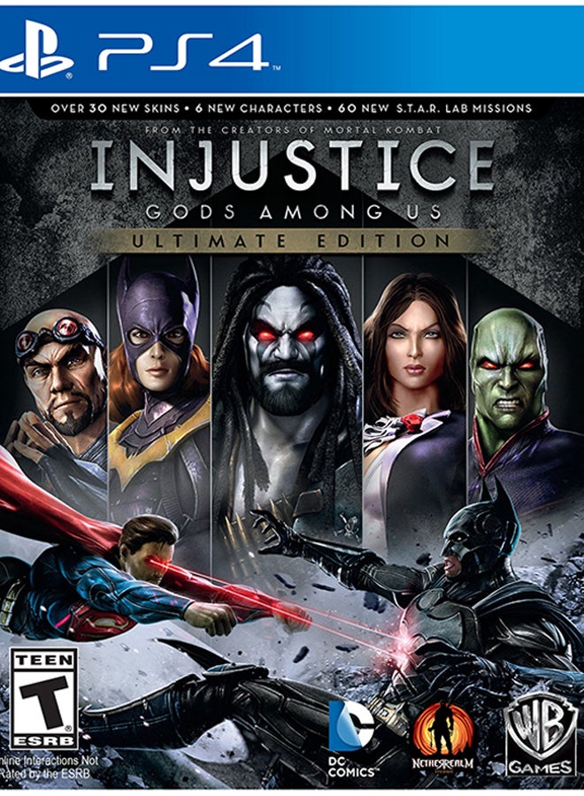 دبليو بي جيمز لعبة "Injustice : Gods Among Us" - (إصدار عالمي) - تقمص الأدوار - playstation_4_ps4 - Image 1