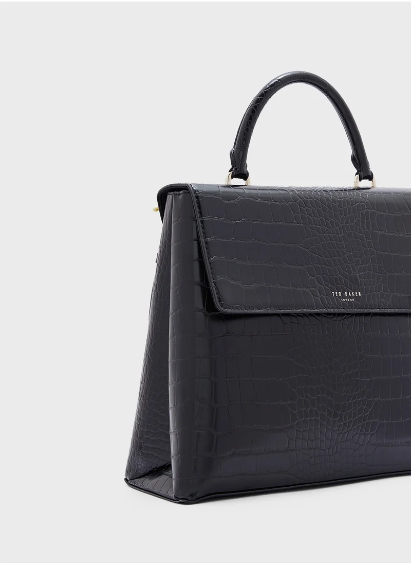 Ted Baker Aaliya Imitation Croc Backpack