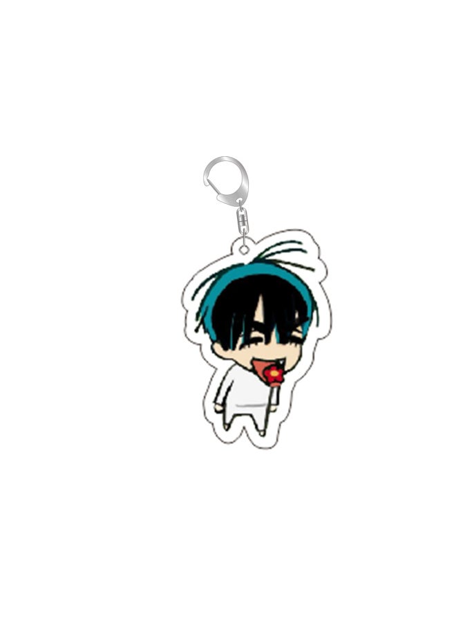 Generic - ALIEN STAGE IVAN & TILL Dangle-dangle keychain man Acrylic chain for pants womans key chain men pendant Girls Jewelry llavero-Color:Style 1-Size:55mm - Image 1