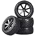 Aimrock 12mm Hex 22 PreGlued RC Buggy Wheels and Tires Out Dia 35 for 110 112 114 116 OffRoad RC Buggy Truck Set of 4 - Image 2