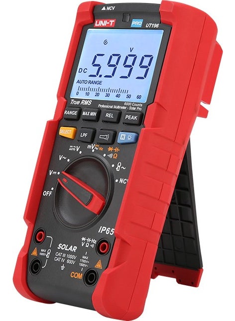 UT196 1700V Dc True Rms Professional Multimeter – Solardigital Multimeter