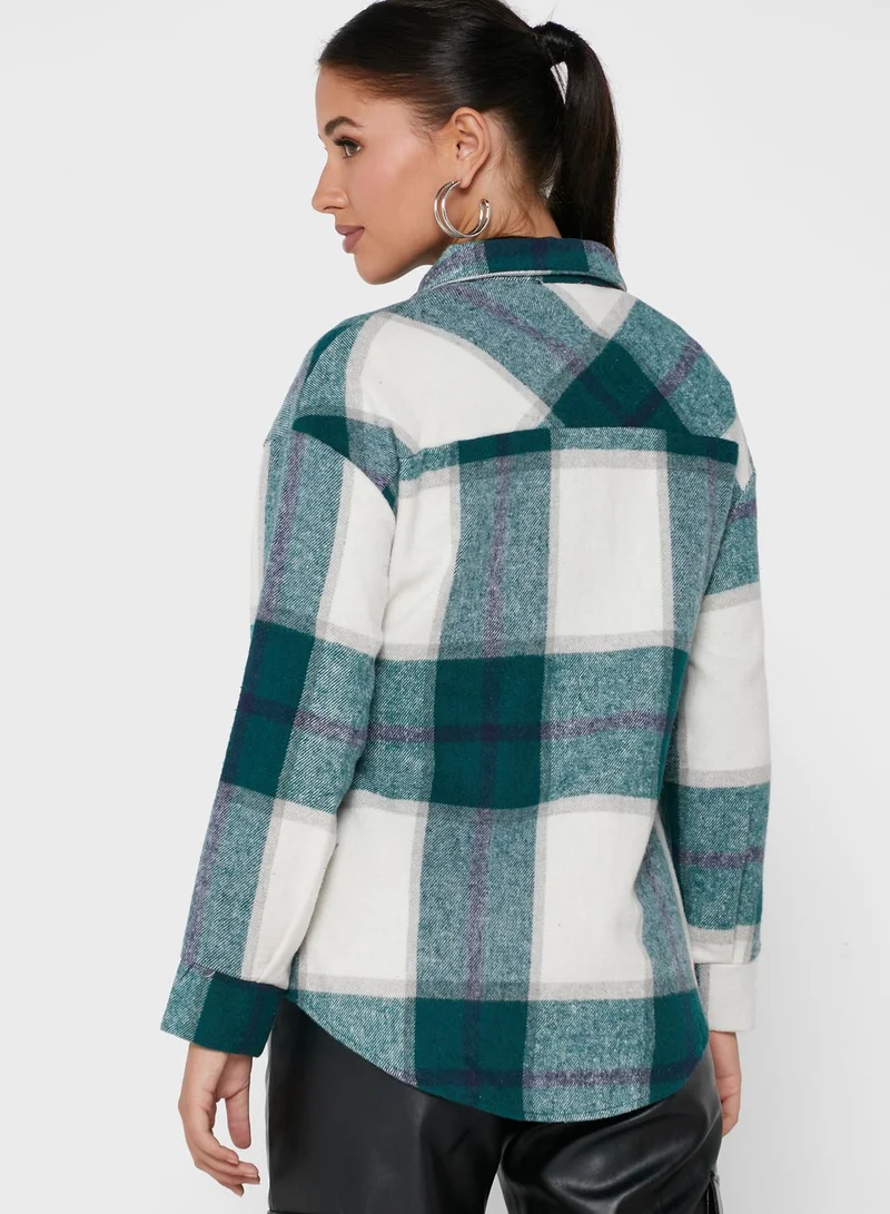 Ginger Checkered Shacket
