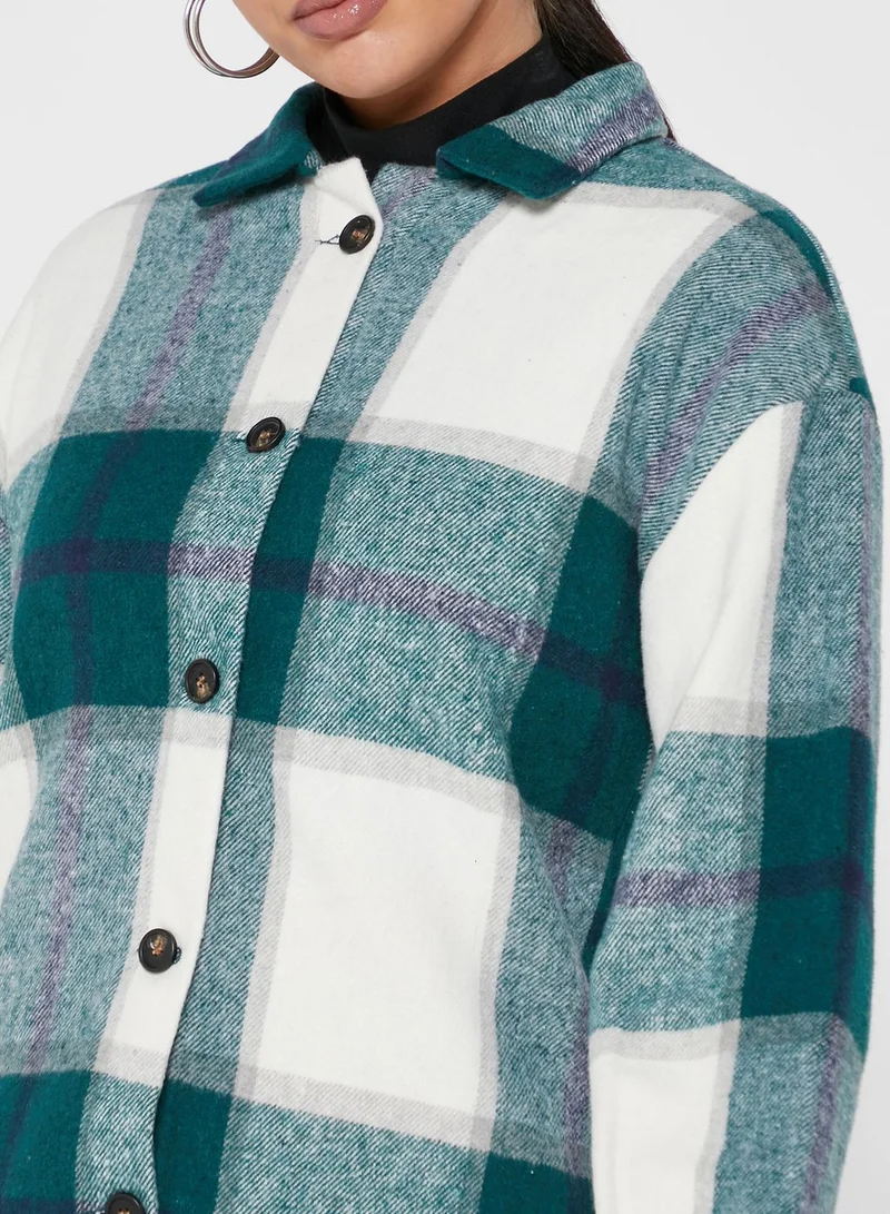 Ginger Checkered Shacket