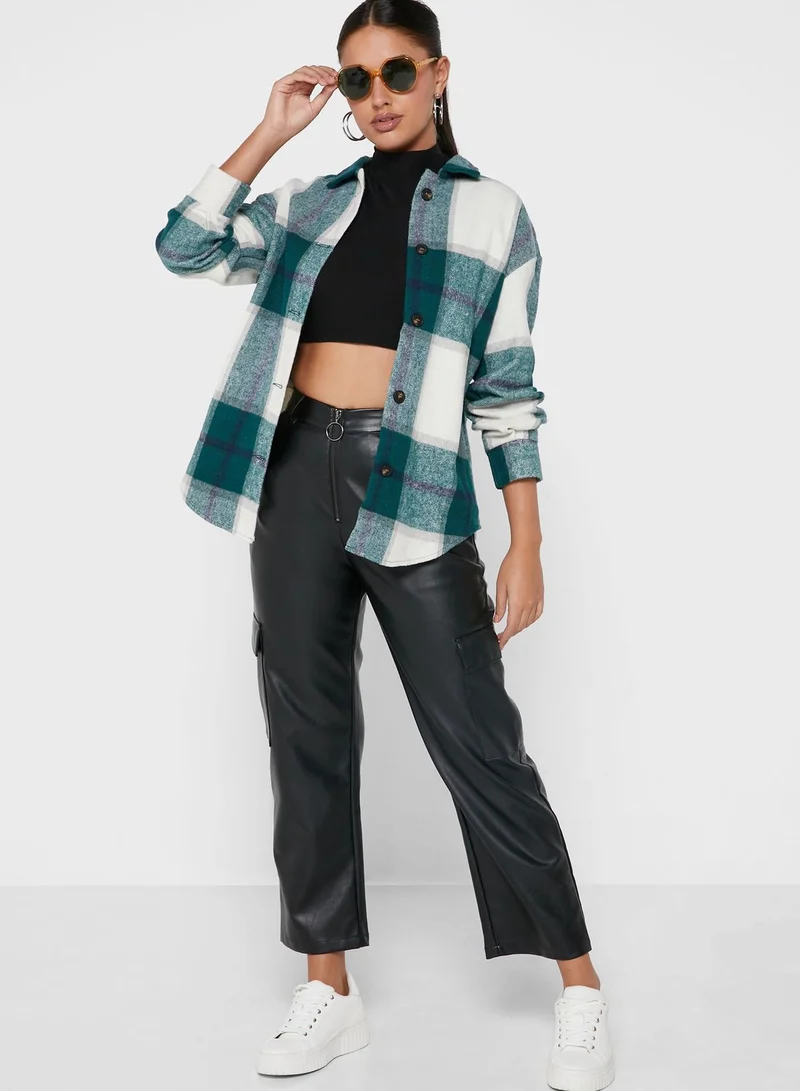 Ginger Checkered Shacket