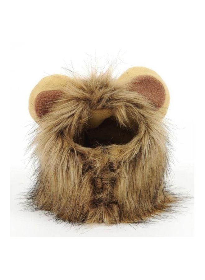 NIBEMINENT Funny Lion Shape Hat Brown S - Image 1