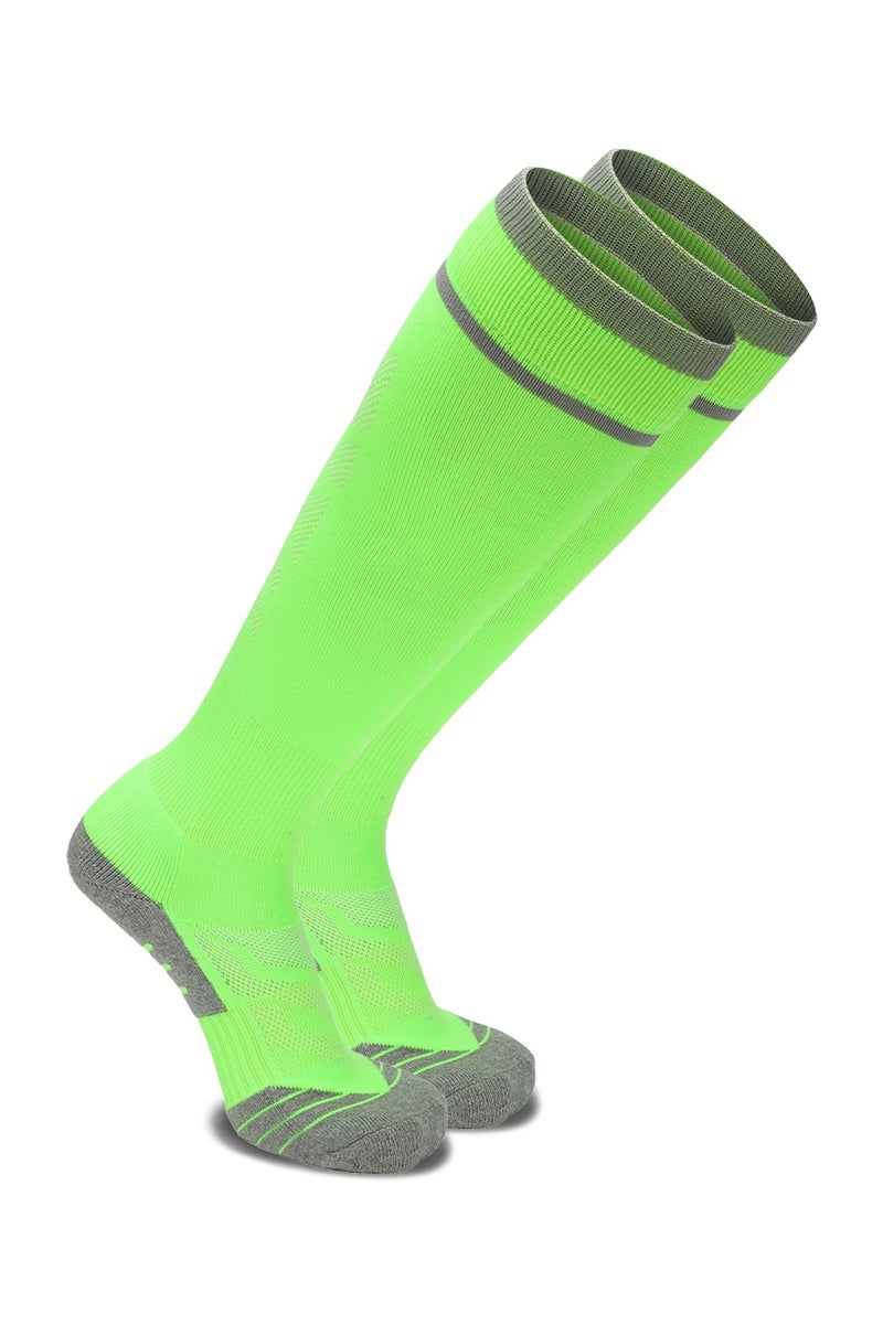 جناح السماء جوارب رياضية للجنسين تصل إلى الركبة، قابلة للتنفس، ضاغطة، أنبوبية صلبة، جوارب رياضية لكرة القدم، 1/2/3/4 أزواج للشباب والبالغين - Image 1