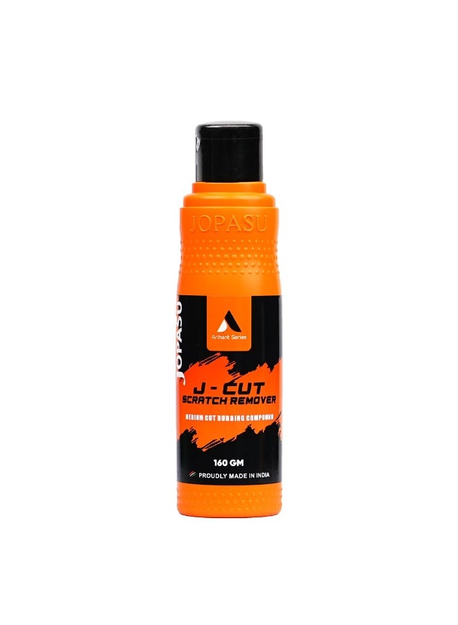 Jopasu J-Cut Scratch Remover 160g for Car & Bike | Medium Cut Rubbing Compound | Removes Scratches, Swirls & Paint Blemishes | High Gloss Finish - Image 1