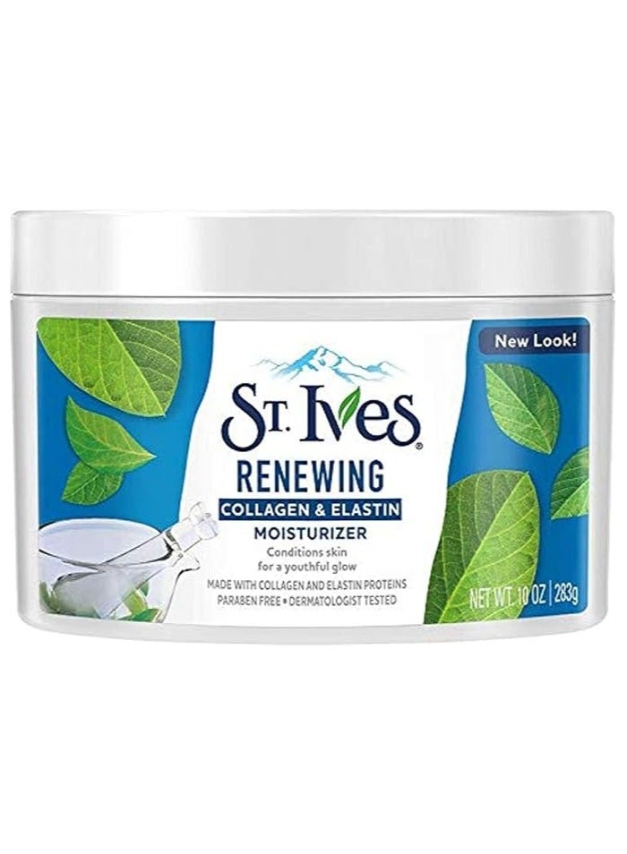 St. lves St. Ives Facial Moisturizer Renewing Skin Collagen & Elastin,283 G