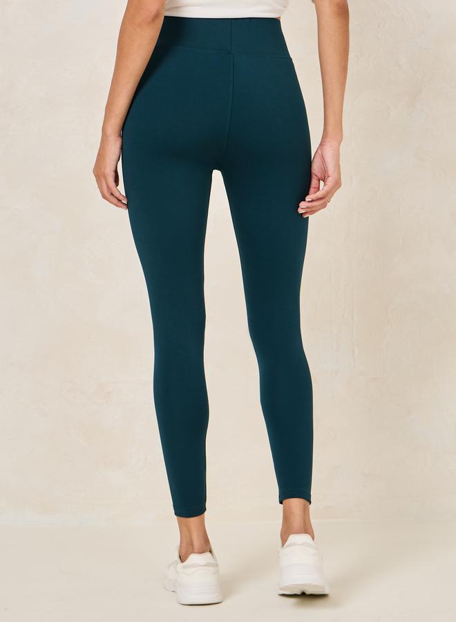 Styli Basic Wide Waistband Leggings - Image 4