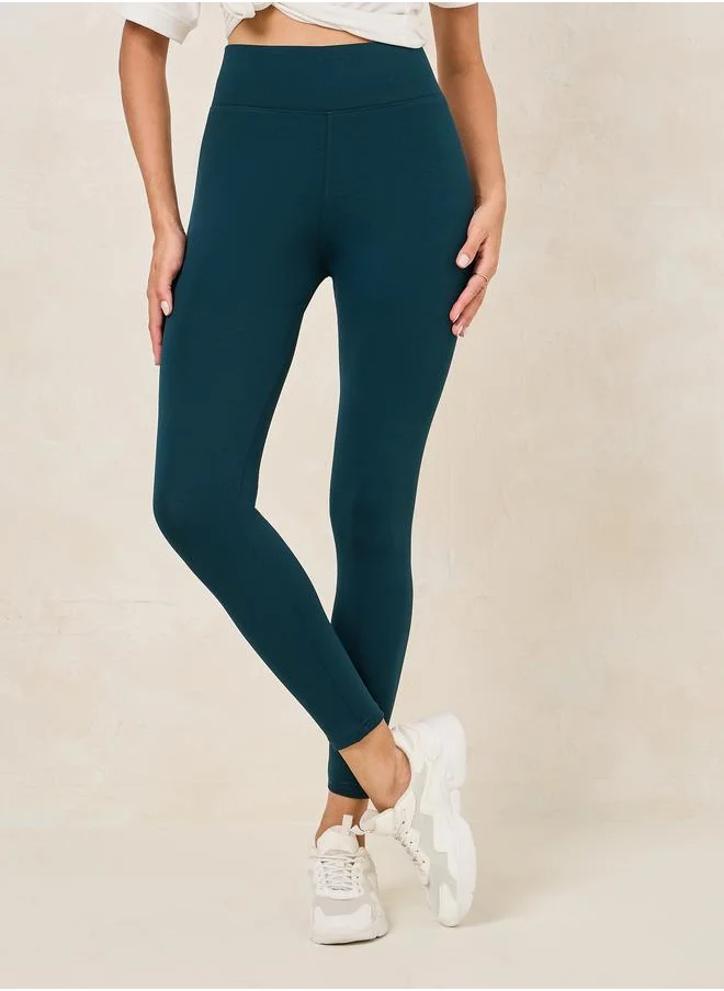 ستايلي Basic Wide Waistband Leggings