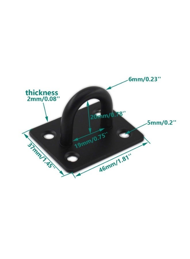 jaexest 4-Piece Ceiling Hook Set Suitable for sandbags, swings, plants, and lighting fixtures For indoor and outdoor use Includes screws and expansion bolts - Image 2