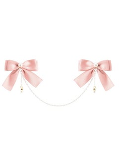 MXXGMYJ Pearl Bowknot Hair Accessories - Hair Clips, Barrettes, and Chains for Toddlers, Girls, and Women with Thick or Thin Hair  - Image 1