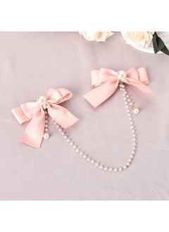 MXXGMYJ Pearl Bowknot Hair Accessories - Hair Clips, Barrettes, and Chains for Toddlers, Girls, and Women with Thick or Thin Hair  - Image 4