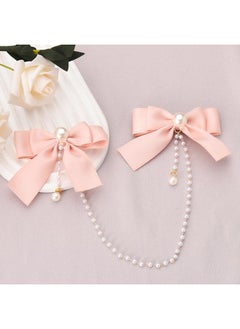 MXXGMYJ Pearl Bowknot Hair Accessories - Hair Clips, Barrettes, and Chains for Toddlers, Girls, and Women with Thick or Thin Hair  - Image 3