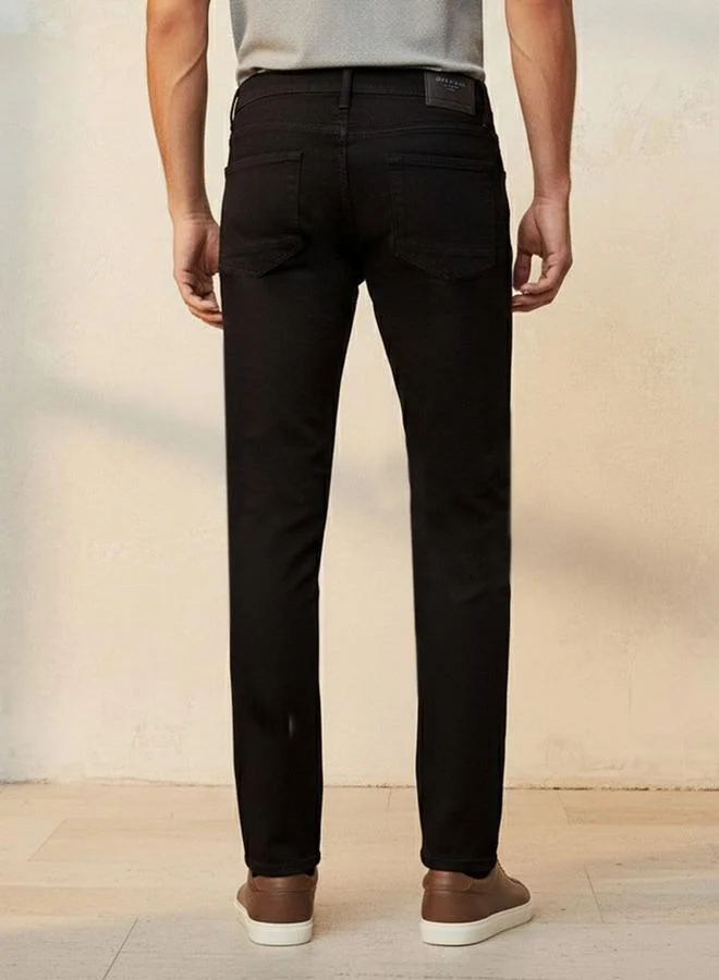 Splash FAV BLACK Men Slim Fit Mid Rise Jeans for Men | Best Price UAE