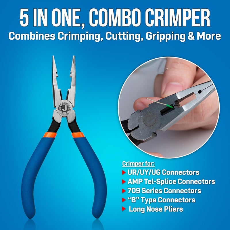 Jonard Tools 12.7cm Insulated Crimper Pliers - Image 2